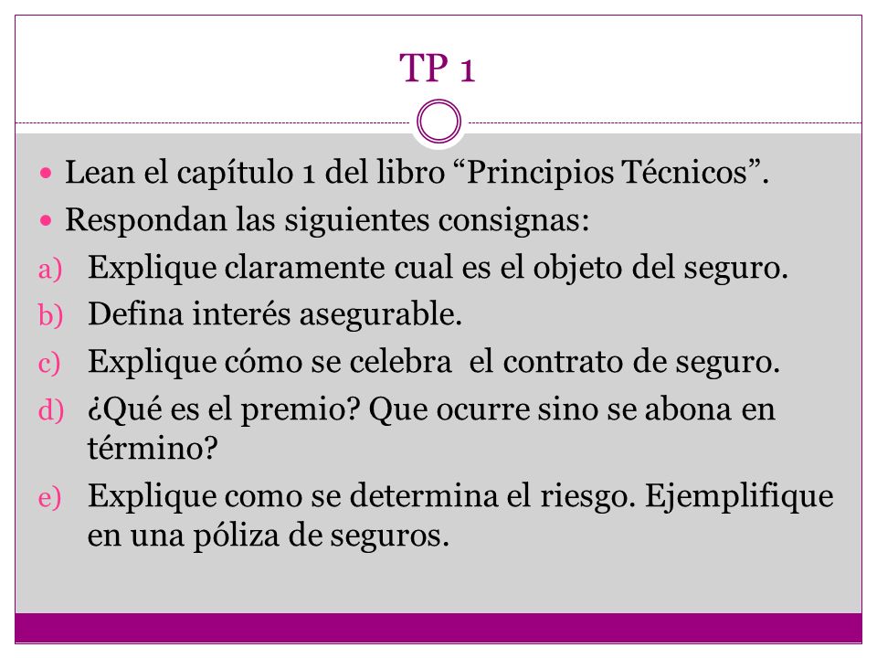 TP 1 Lean el capítulo 1 del libro Principios Técnicos .
