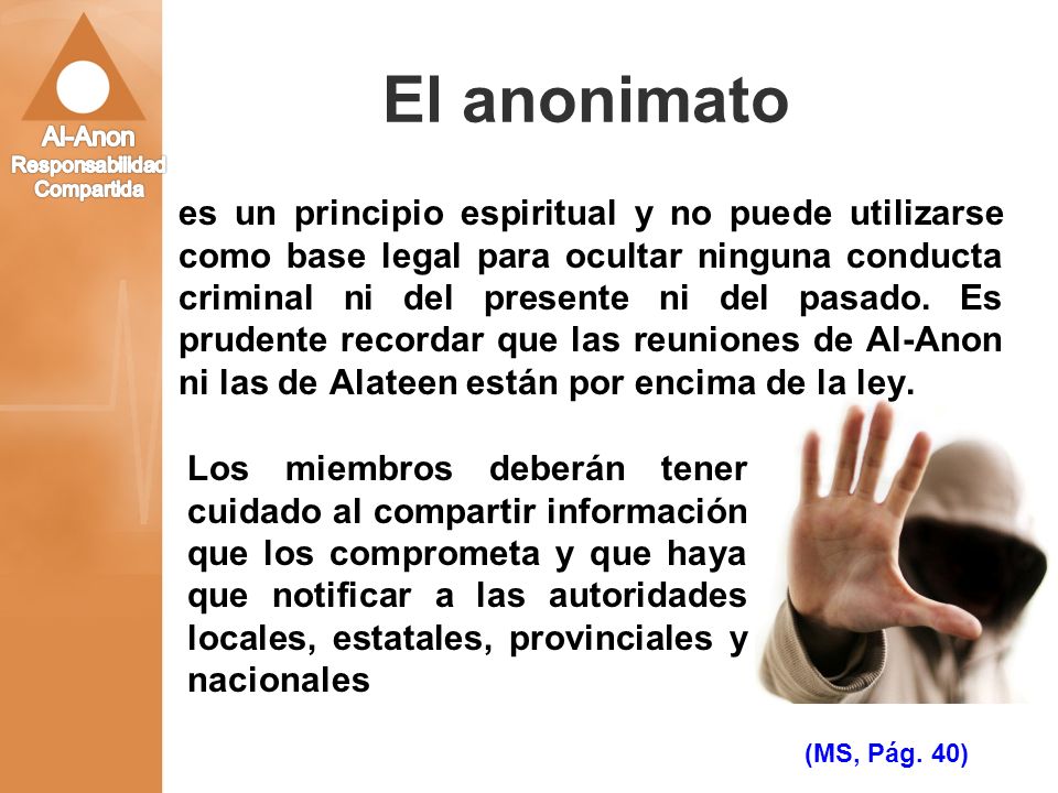 El anonimato
