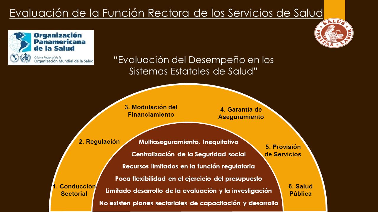 Evaluación de la Función Rectora de los Servicios de Salud