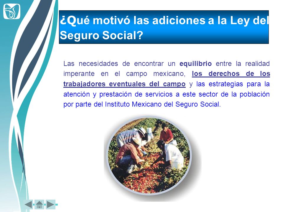 ¿Qué motivó las adiciones a la Ley del Seguro Social