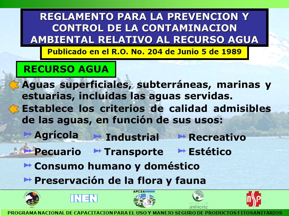 Publicado en el R.O. No. 204 de Junio 5 de 1989