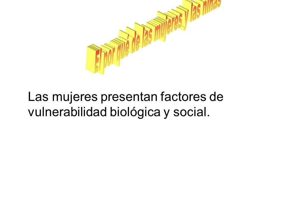 El por qué de las mujeres y las niñas