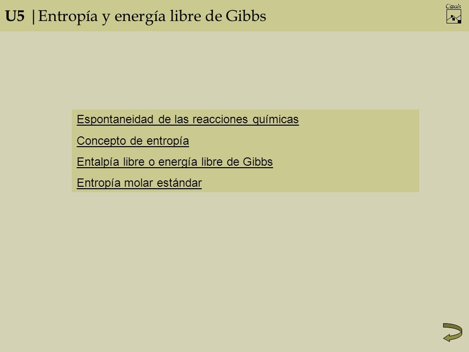 U5 |Entropía y energía libre de Gibbs