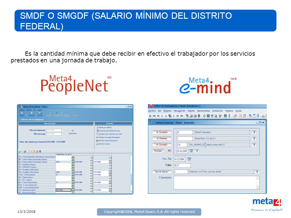 SMDF O SMGDF (SALARIO MÍNIMO DEL DISTRITO FEDERAL)