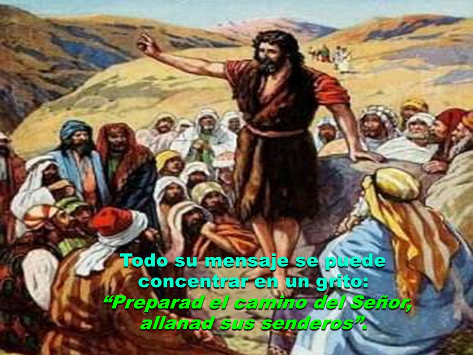 Todo su mensaje se puede concentrar en un grito: