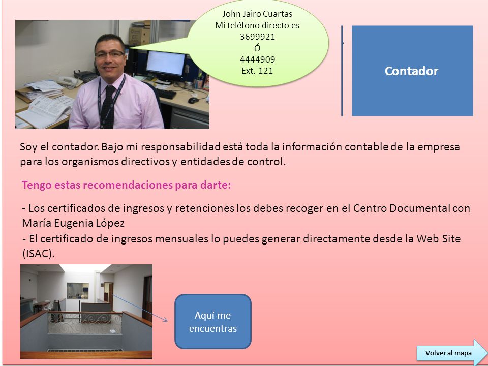 John Jairo Cuartas Mi teléfono directo es Ó Ext Contador.