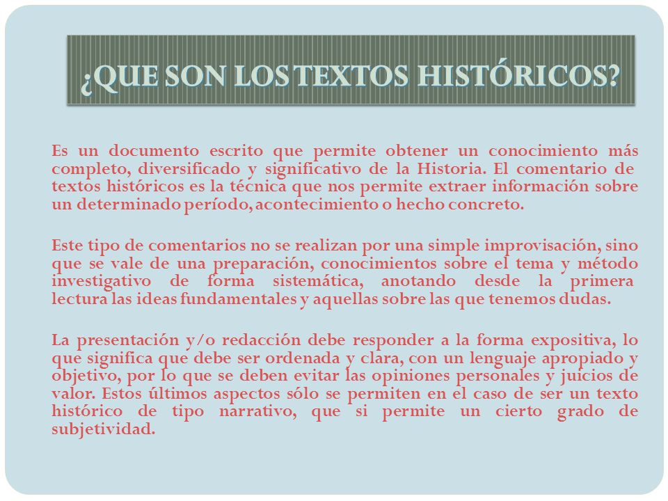 autoridad Incienso Mamá TEXTOS HISTÓRICOS TEXTOS PERSONALES - ppt descargar