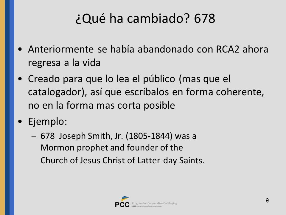 ¿Qué ha cambiado 678 Anteriormente se había abandonado con RCA2 ahora regresa a la vida.