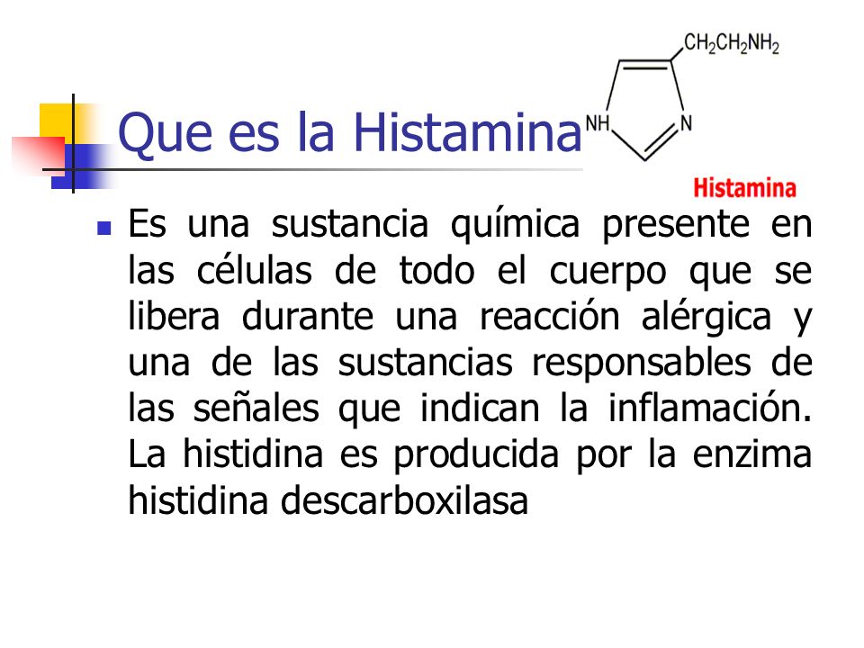 Que es la Histamina: