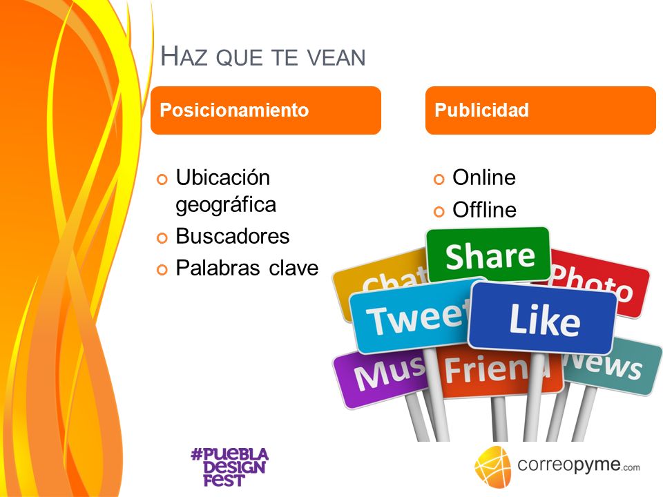 Haz que te vean Ubicación geográfica Buscadores Palabras clave Online