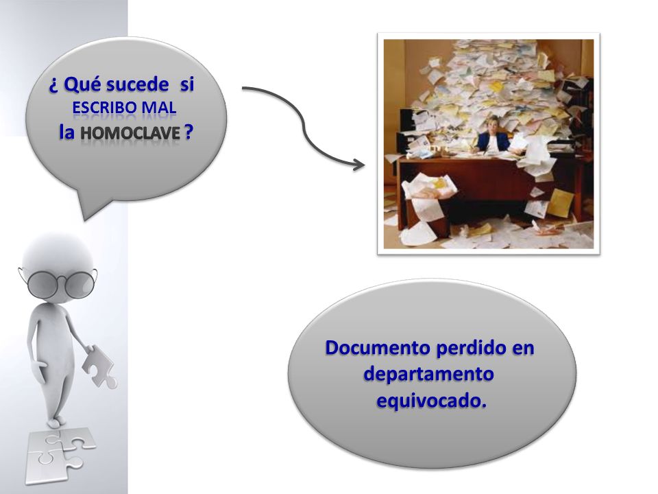 ¿ Qué sucede si la HOMOCLAVe Documento perdido en departamento