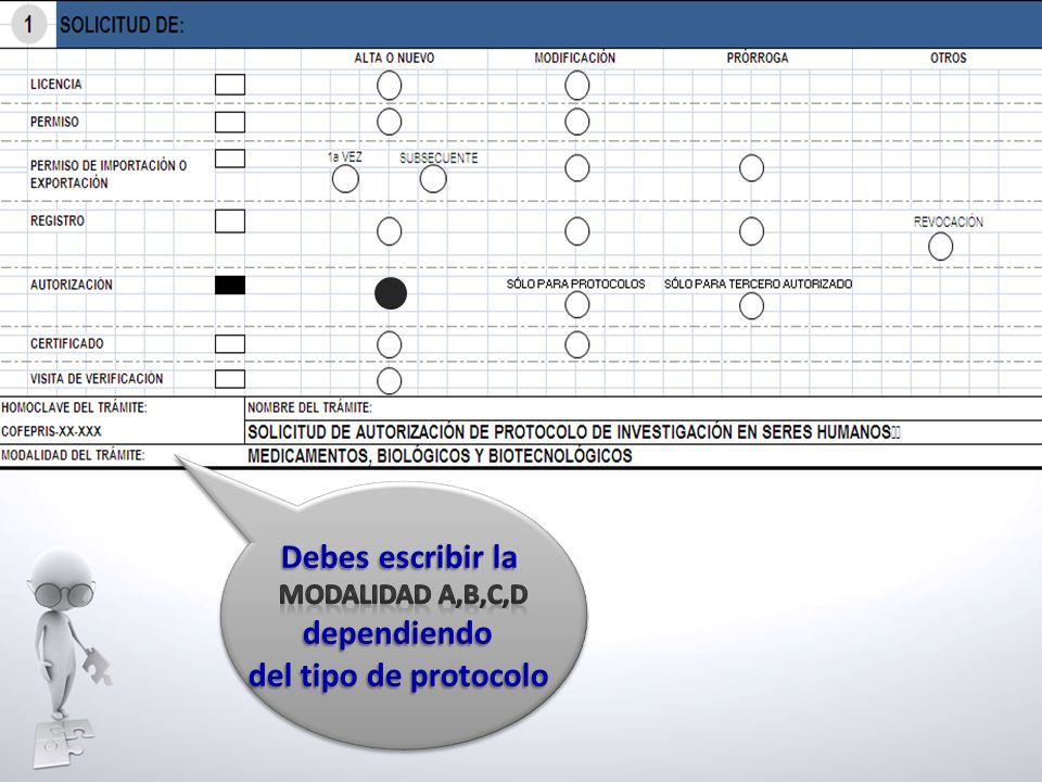 Debes escribir la dependiendo del tipo de protocolo