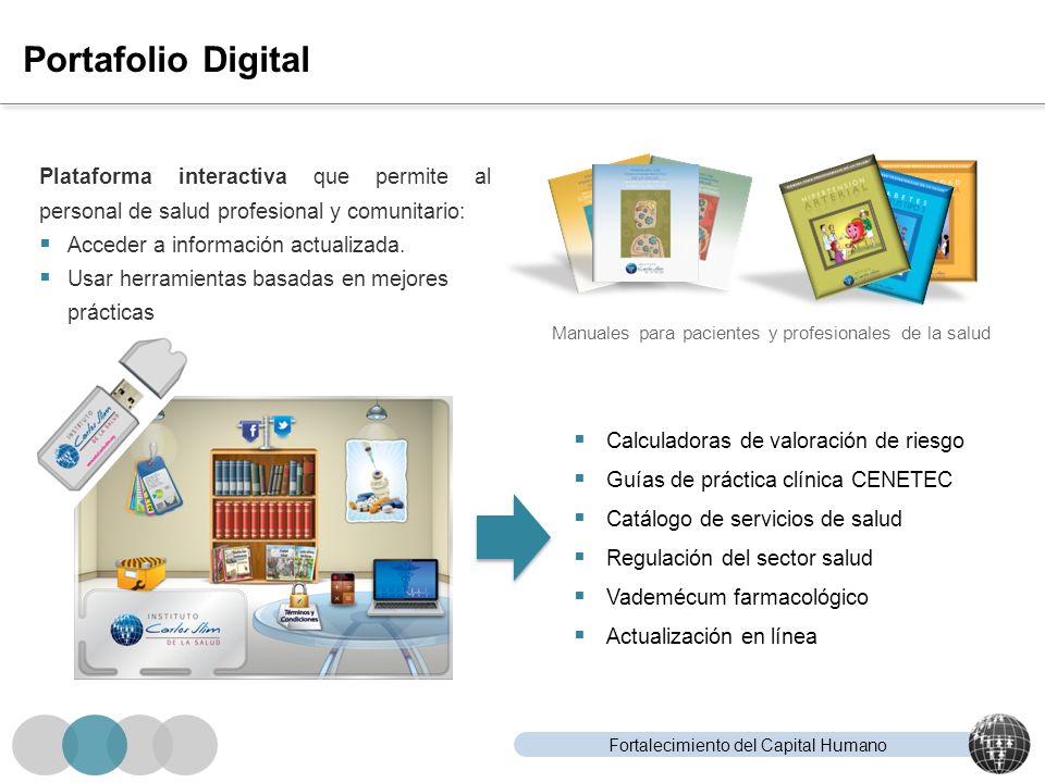 Portafolio Digital Plataforma interactiva que permite al personal de salud profesional y comunitario: