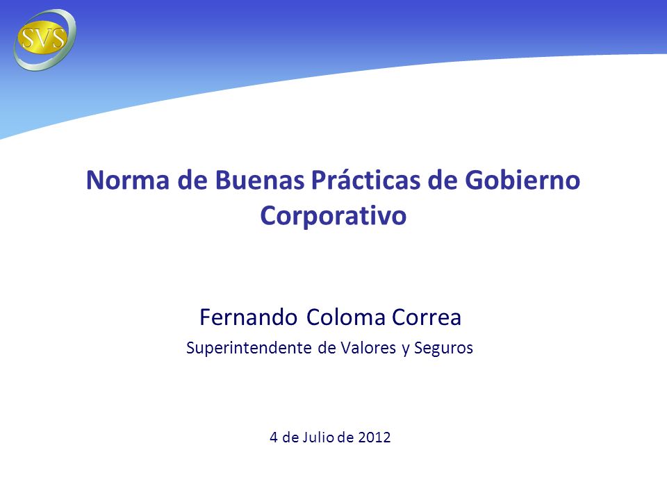 Norma de Buenas Prácticas de Gobierno Corporativo