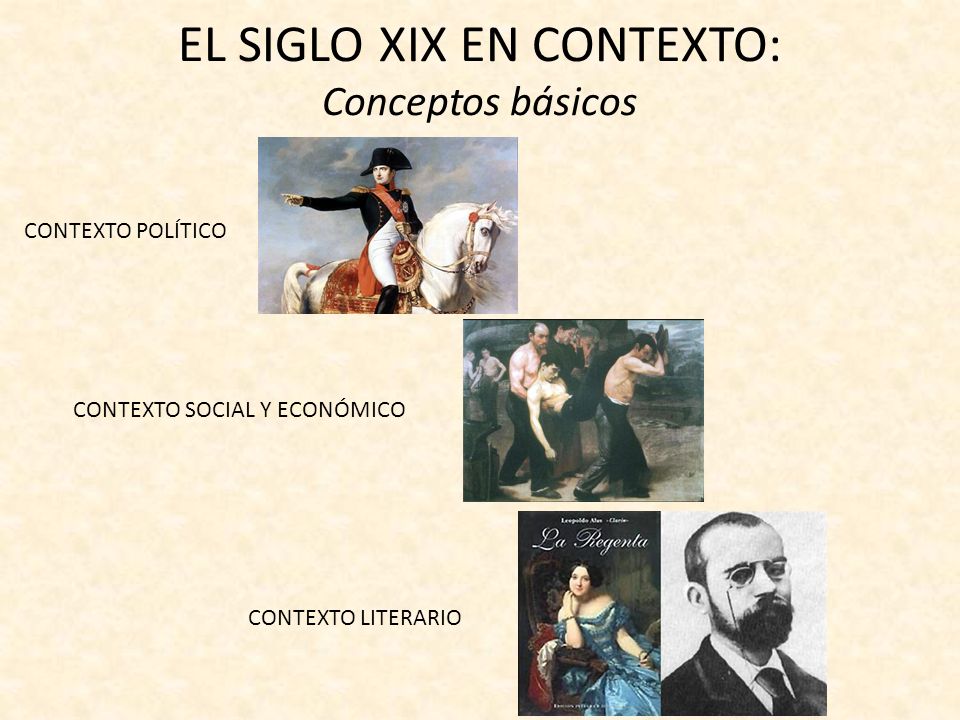EL SIGLO XIX EN CONTEXTO: Conceptos básicos