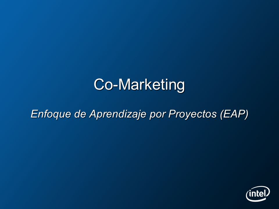 Co-Marketing Enfoque de Aprendizaje por Proyectos (EAP)