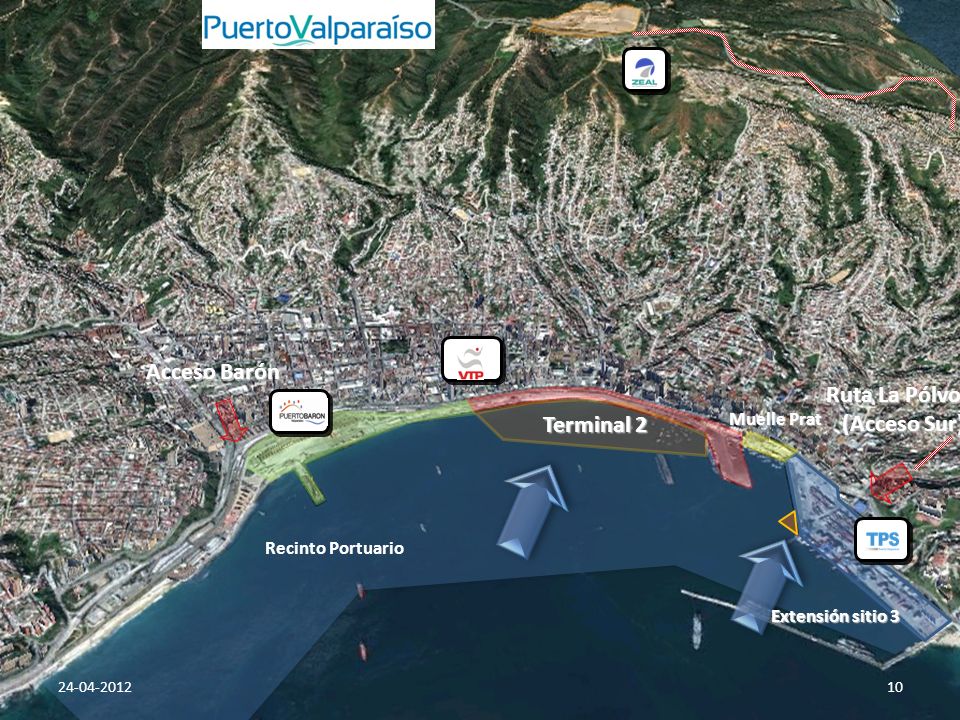 Acceso Barón Ruta La Pólvora (Acceso Sur) Terminal 2