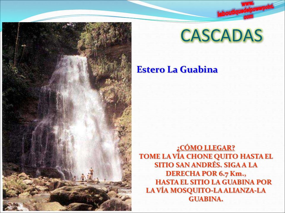 HASTA EL SITIO LA GUABINA POR LA VÍA MOSQUITO-LA ALIANZA-LA GUABINA.