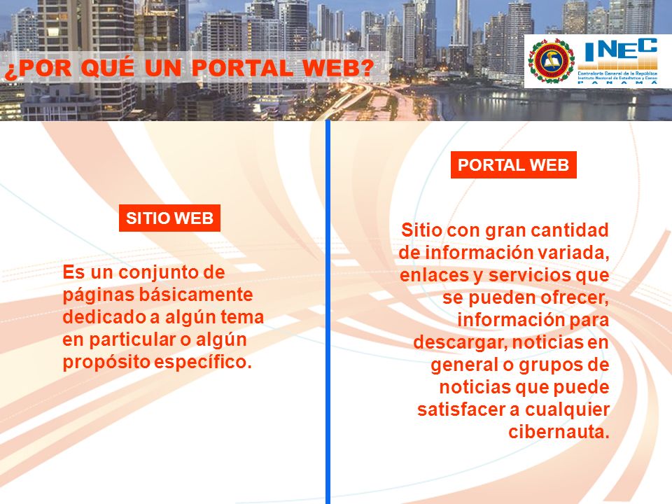 ¿POR QUÉ UN PORTAL WEB PORTAL WEB. SITIO WEB.
