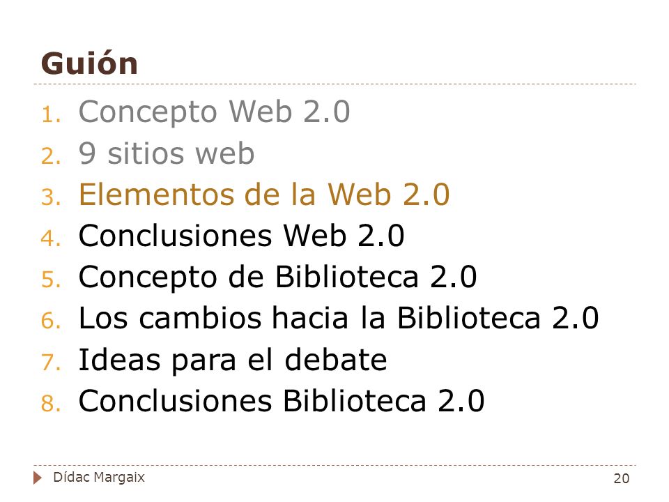 Concepto de Biblioteca 2.0 Los cambios hacia la Biblioteca 2.0