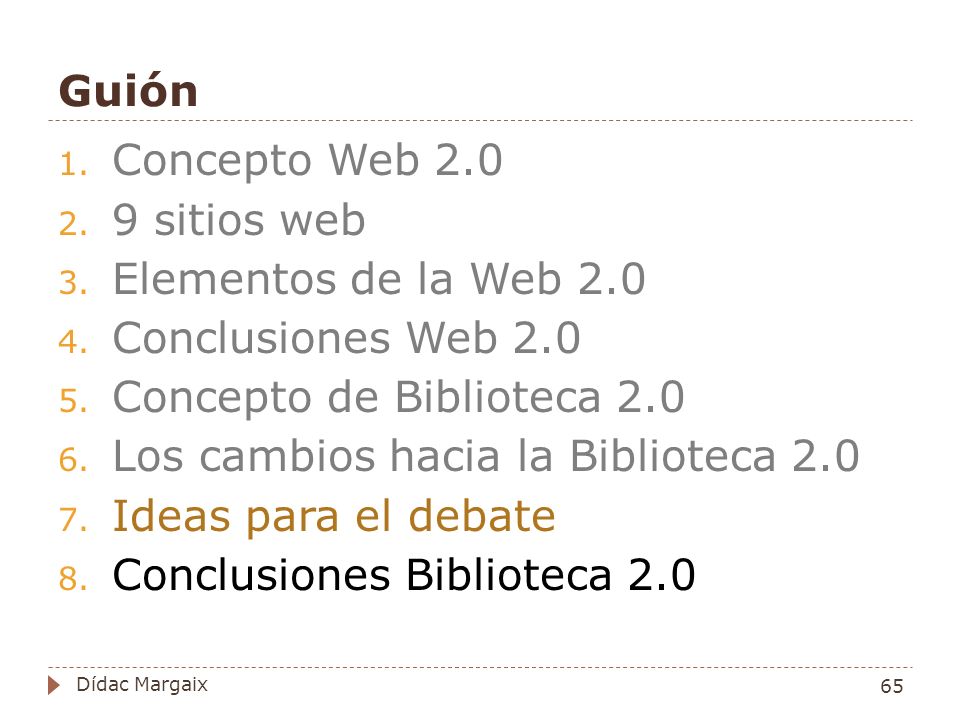 Concepto de Biblioteca 2.0 Los cambios hacia la Biblioteca 2.0