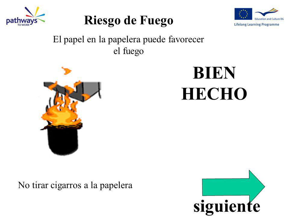 Correct Qu4 BIEN HECHO siguiente Riesgo de Fuego