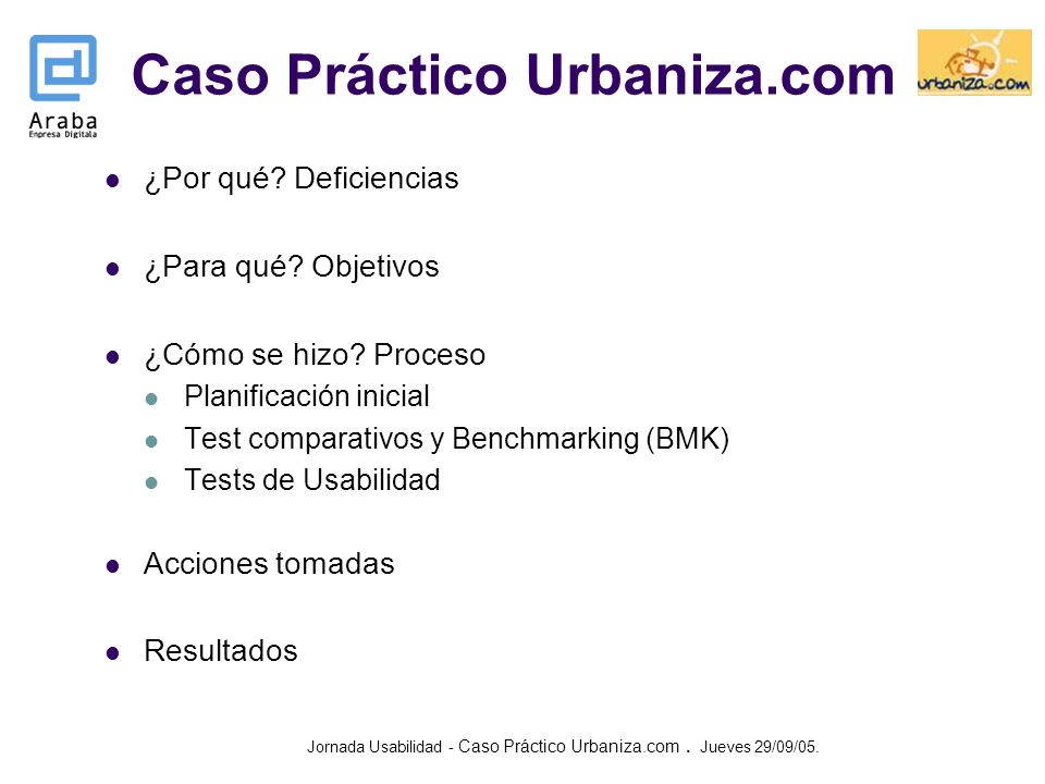 Caso Práctico Urbaniza.com