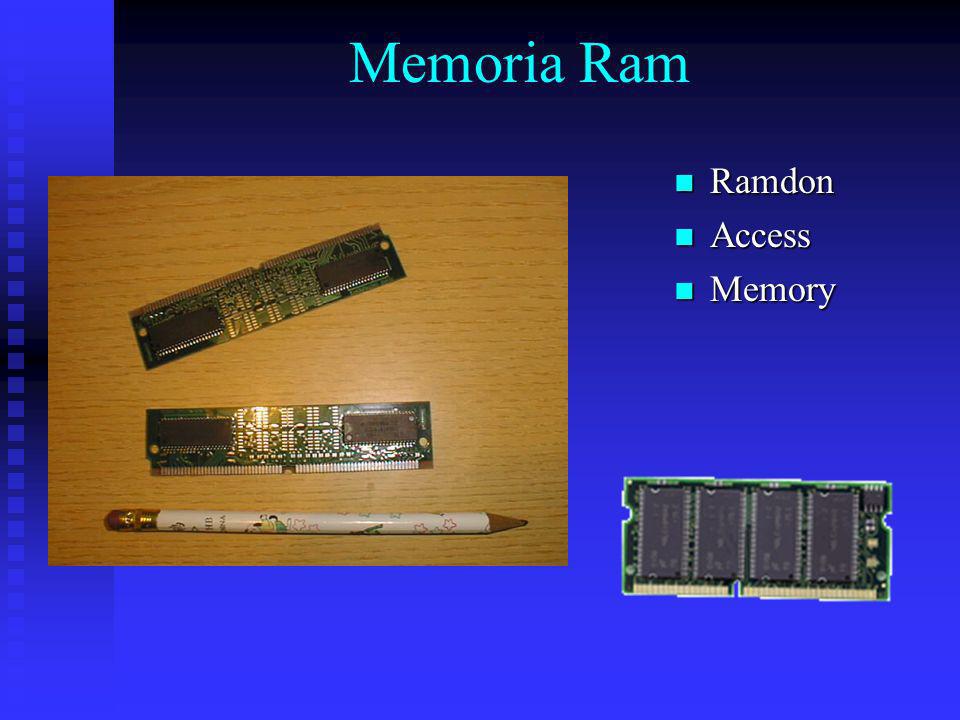 Memoria Ram Ramdon Access Memory