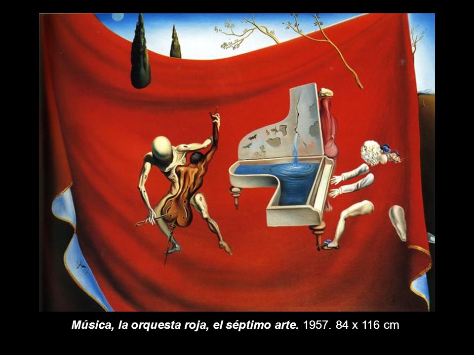 Música, la orquesta roja, el séptimo arte x 116 cm