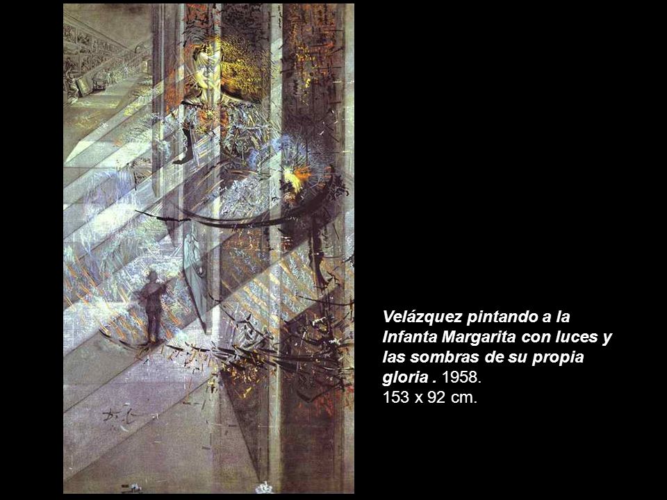 Velázquez pintando a la Infanta Margarita con luces y las sombras de su propia gloria