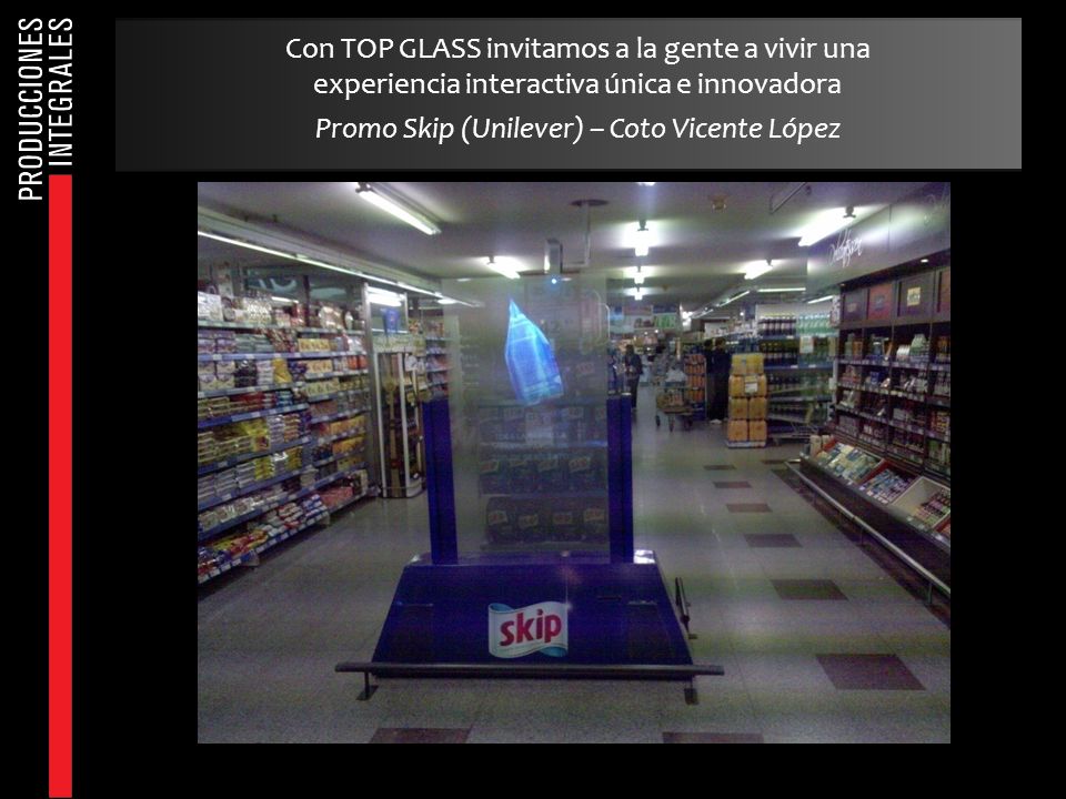 Con TOP GLASS invitamos a la gente a vivir una