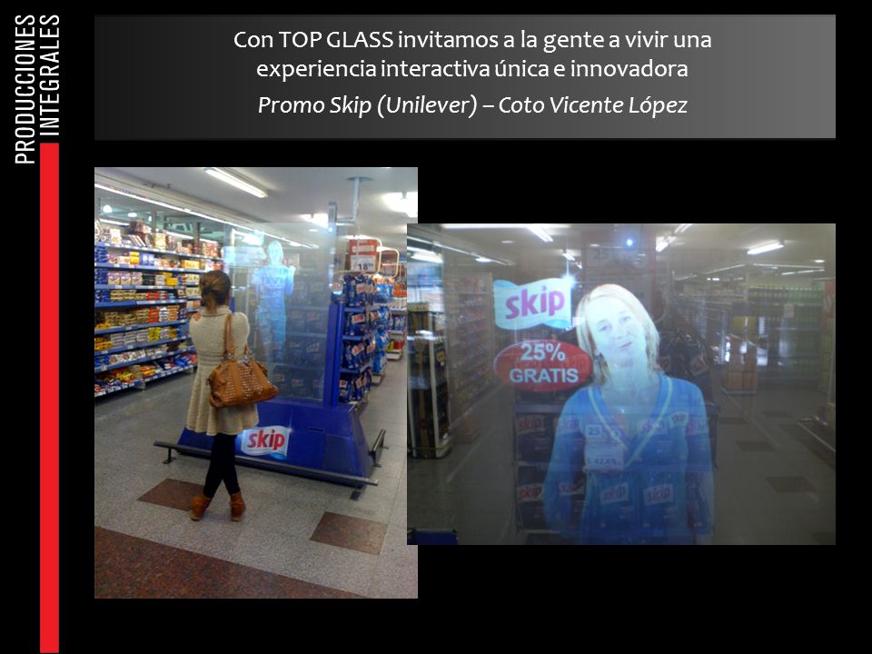 Con TOP GLASS invitamos a la gente a vivir una