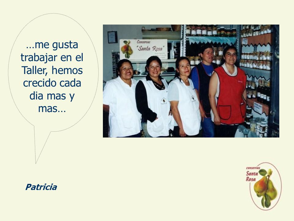 …me gusta trabajar en el Taller, hemos crecido cada dia mas y mas…