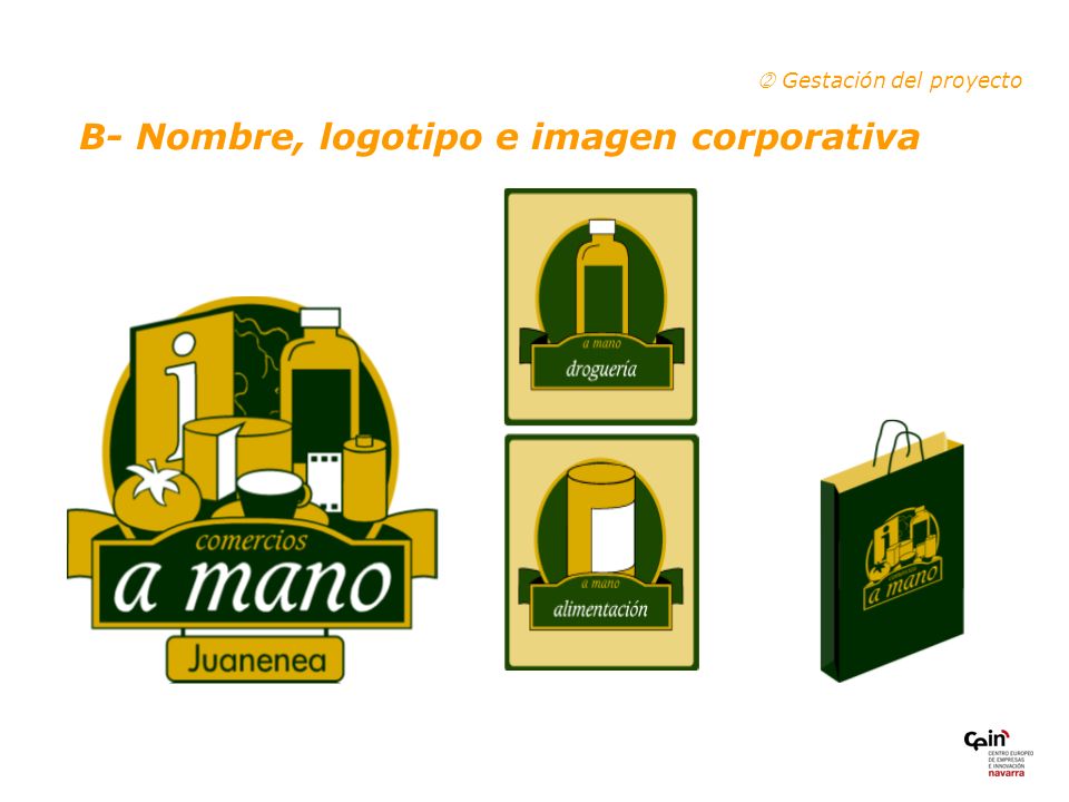 B- Nombre, logotipo e imagen corporativa