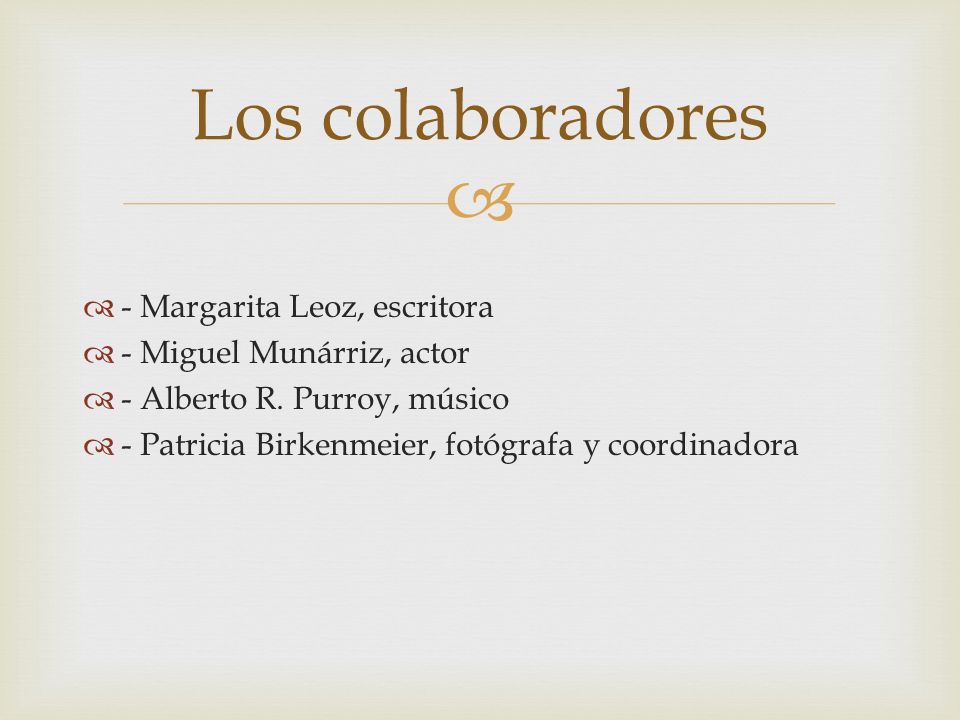 Los colaboradores - Margarita Leoz, escritora - Miguel Munárriz, actor