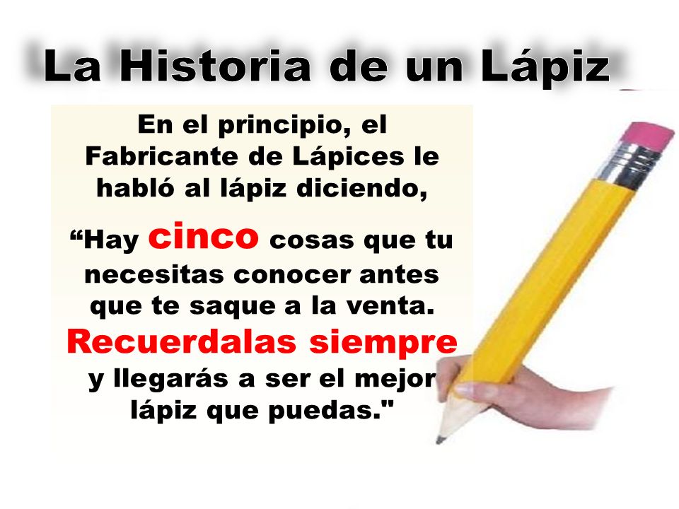 La Historia de un Lápiz. - ppt video online descargar