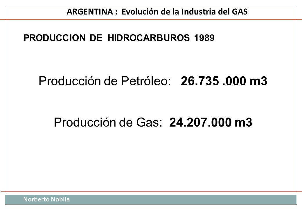 PRODUCCION DE HIDROCARBUROS 1989