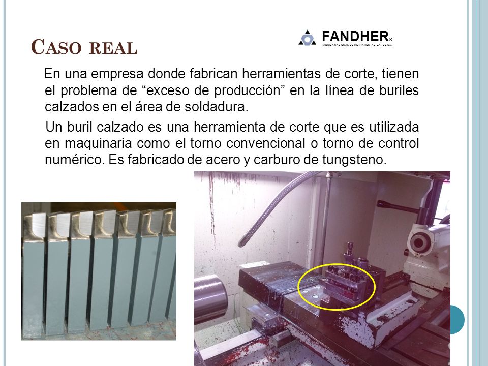Caso real FANDHER® FABRICA NACIONAL DE HERRAMIENTAS S.A. DE C.V.