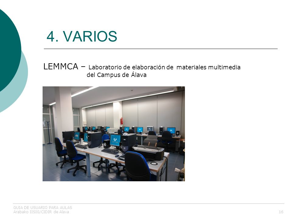 4. VARIOS LEMMCA – Laboratorio de elaboración de materiales multimedia