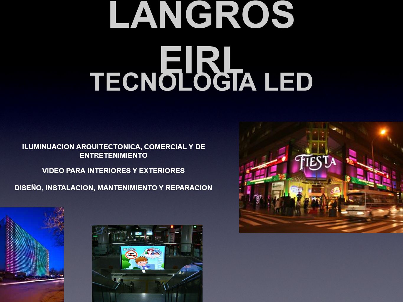 LANGROS EIRL TECNOLOGIA LED