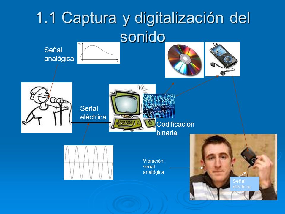 1.1 Captura y digitalización del sonido