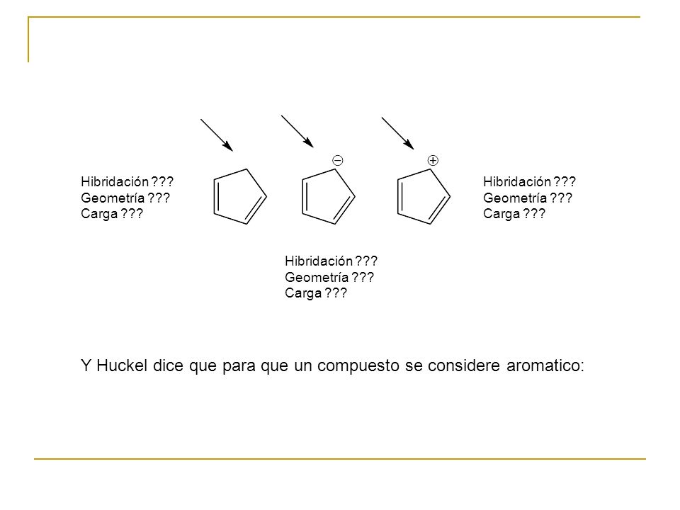 Y Huckel dice que para que un compuesto se considere aromatico:
