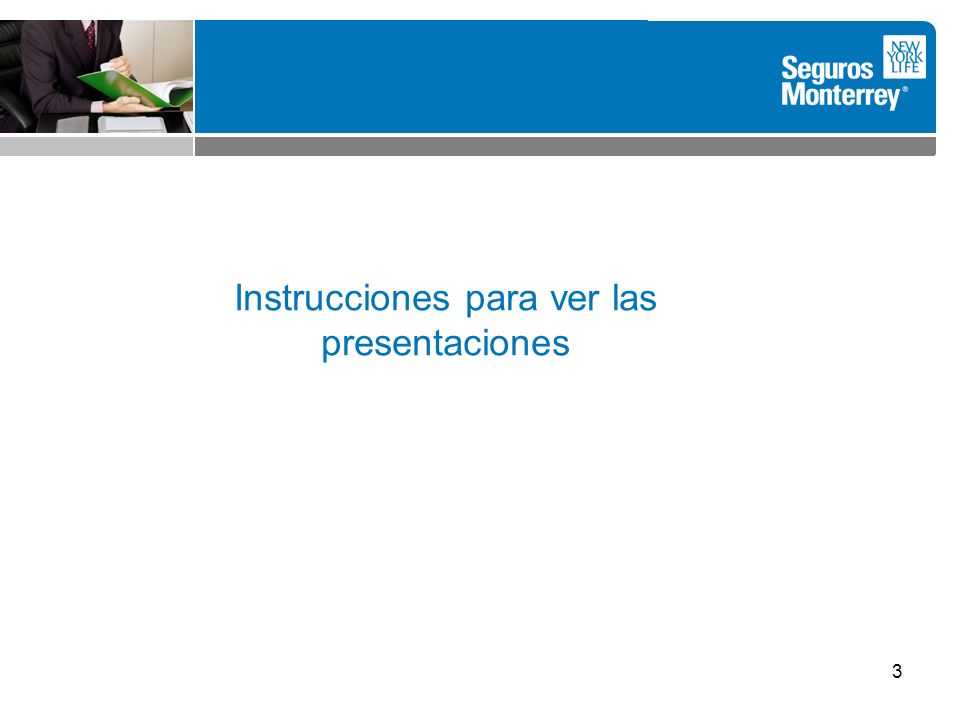 Instrucciones para ver las presentaciones
