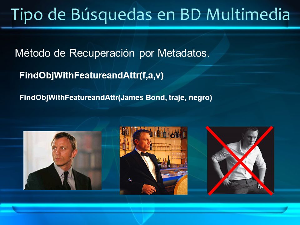 Tipo de Búsquedas en BD Multimedia