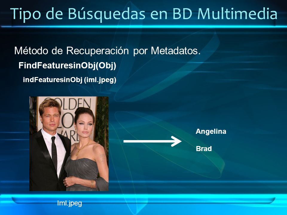 Tipo de Búsquedas en BD Multimedia