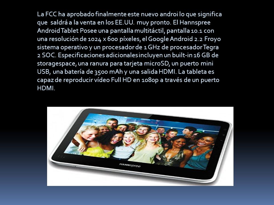 La FCC ha aprobado finalmente este nuevo androi lo que significa que saldrá a la venta en los EE.UU.