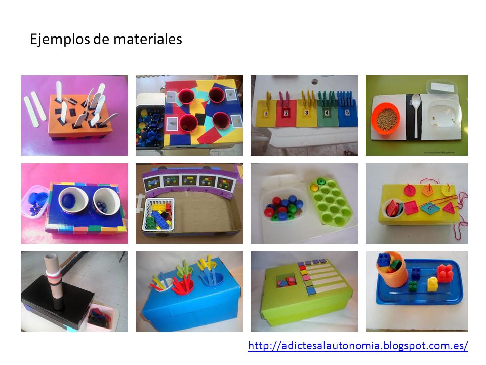 Ejemplos de materiales