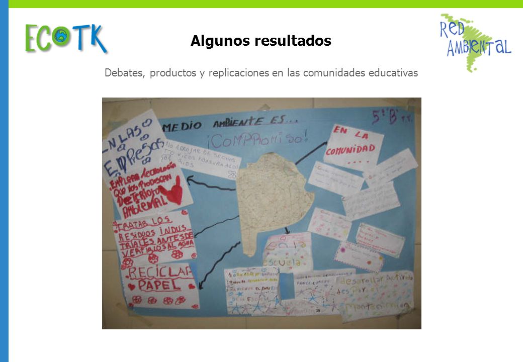 Debates, productos y replicaciones en las comunidades educativas
