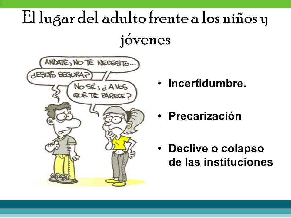 El lugar del adulto frente a los niños y jóvenes