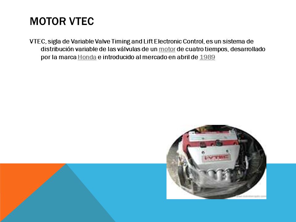 Motor vtec
